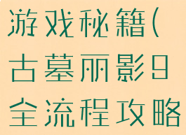 古墓丽影9游戏秘籍(古墓丽影9全流程攻略)