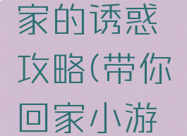 小游戏回家的诱惑攻略(带你回家小游戏)