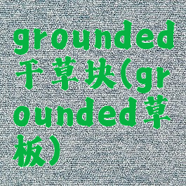 grounded干草块(grounded草板)