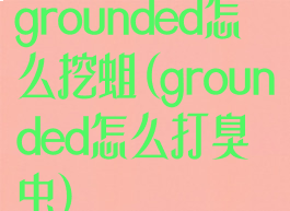 grounded怎么挖蛆(grounded怎么打臭虫)