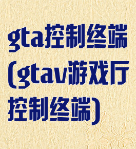 gta控制终端(gtav游戏厅控制终端)