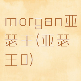 morgan亚瑟王(亚瑟王0)