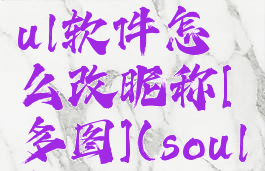 soul怎么改名字?soul软件怎么改昵称[多图](soul怎么改昵称啊)